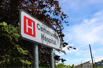 Hospital sign