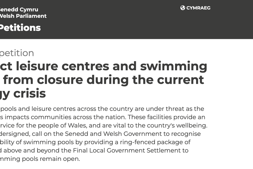 Welsh Petitions screenshot