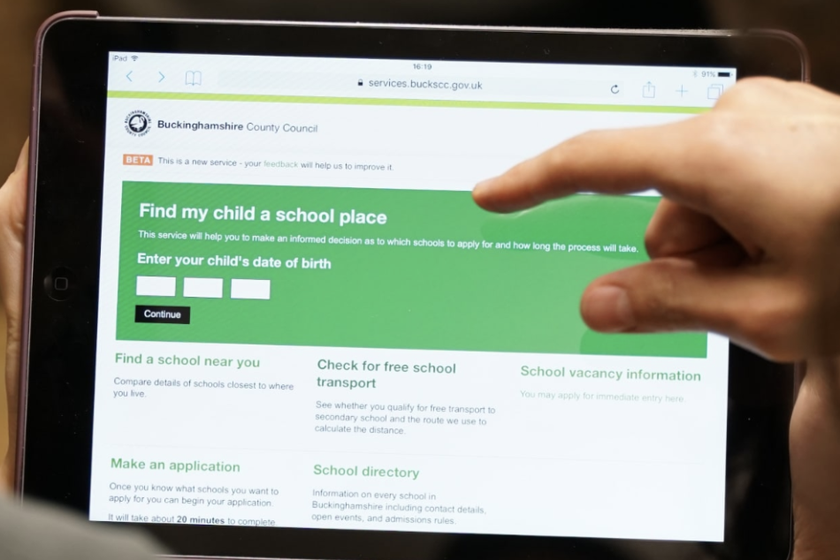 Buckinghamshire Council school finder service